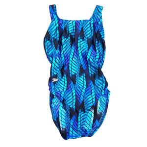 Speedo One Piece Rcerback Swimsuit Women's Size 10